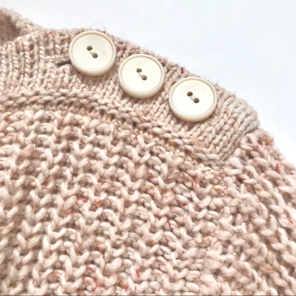 J. Crew Button Detail Chunky Knit Pullover Sweater - Picture 8 of 13